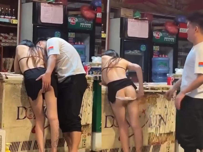 这是认识的么，我也想上去摸一摸 #摸屁股